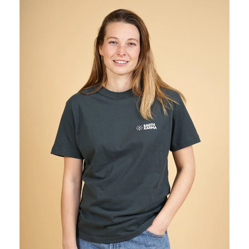 Earth Karma Brushed T-Shirt - Stone Green